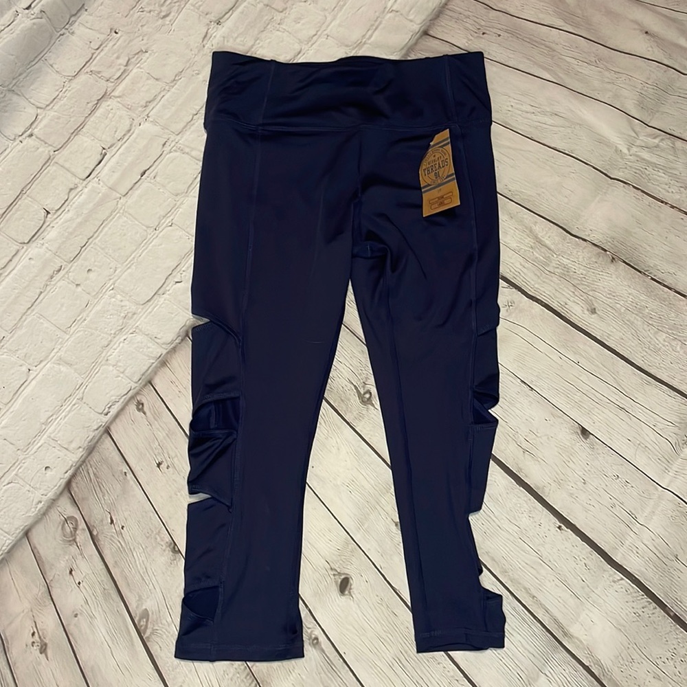 Rivalry Threads UNC North Carolina Cut Out Capris